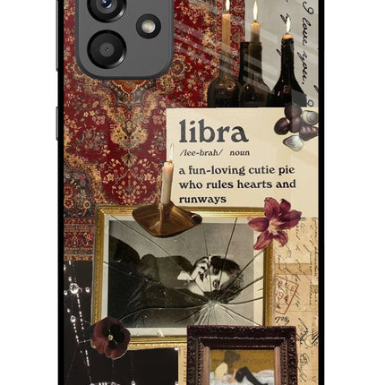 Libra Zodiac Samsung A73 5G Glass Case