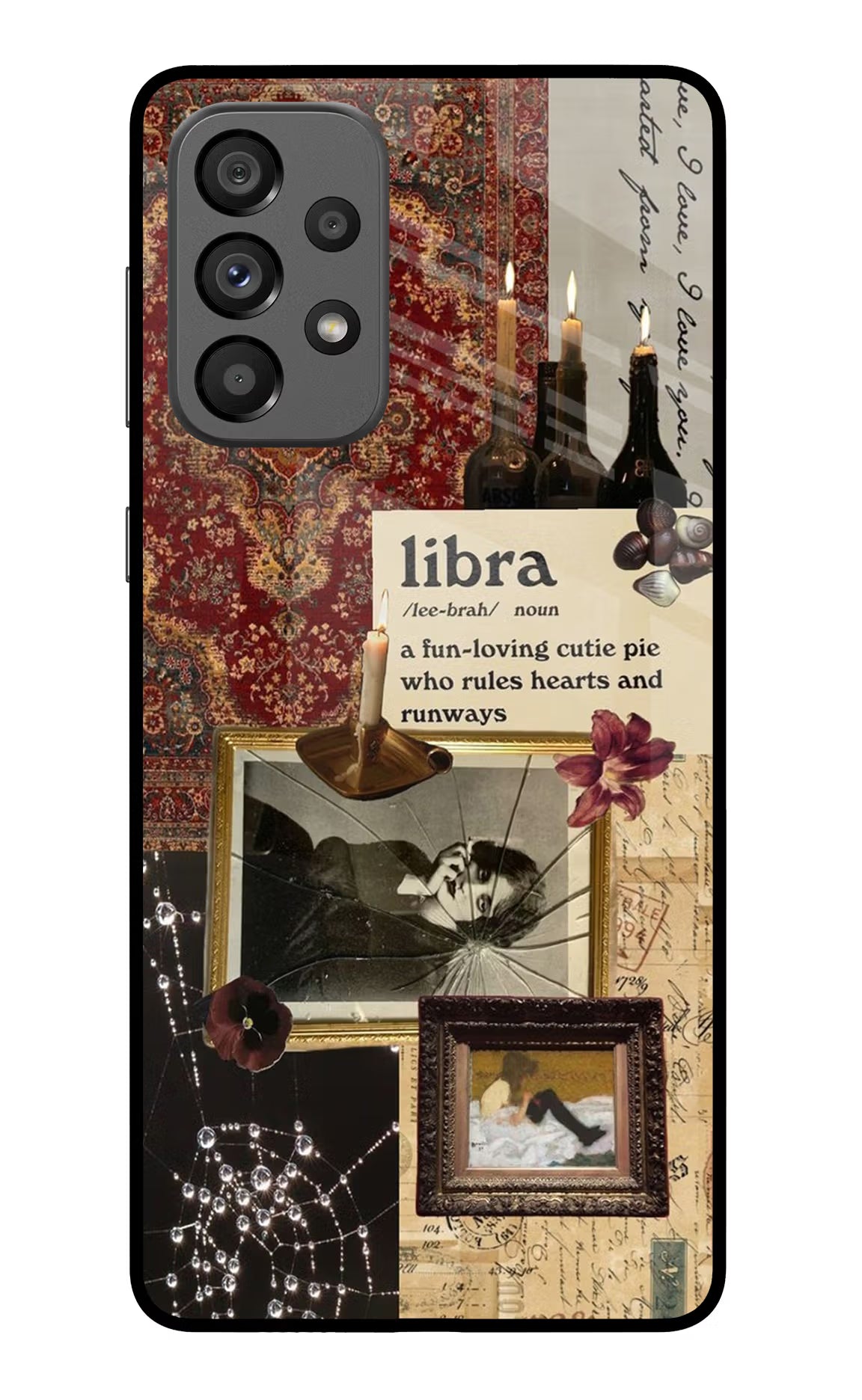 Libra Zodiac Samsung A73 5G Glass Case