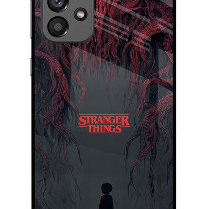 Ordinary Things Dark Side Samsung A73 5G Glass Case Back Cover by Casekaro