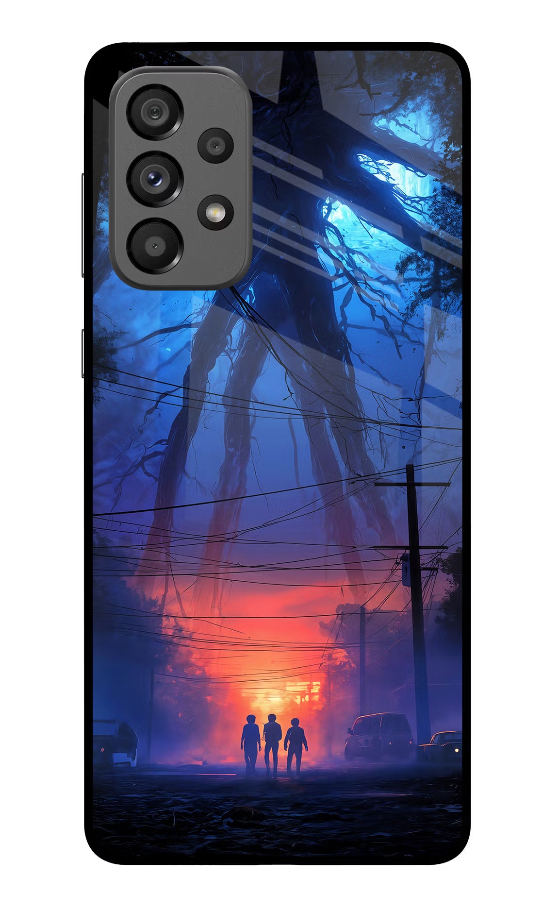 Ordinary Things Shadow Samsung A73 5G Glass Case Back Cover by Casekaro