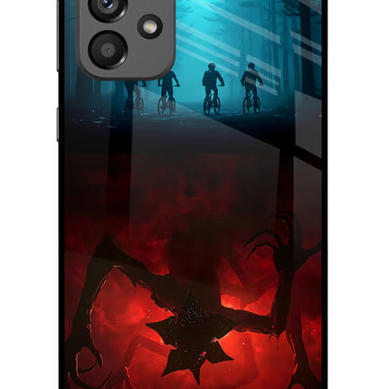 Ordinary Things Downside Up Samsung A73 5G Glass Case Back Cover by Casekaro