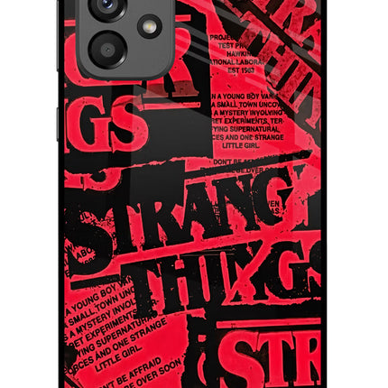 Ordinary Things Samsung A73 5G Glass Case Back Cover by Casekaro