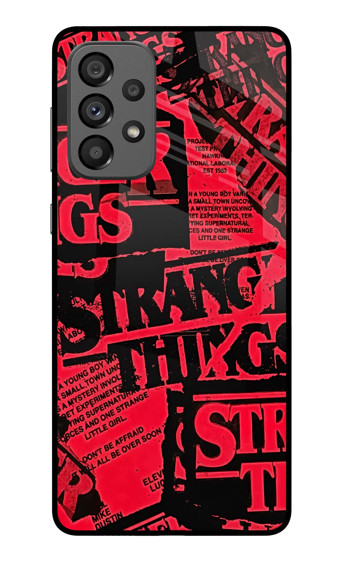 Ordinary Things Samsung A73 5G Glass Case Back Cover by Casekaro