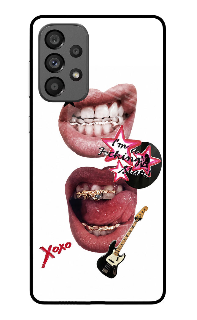 Rockstar Samsung A73 5G Glass Case