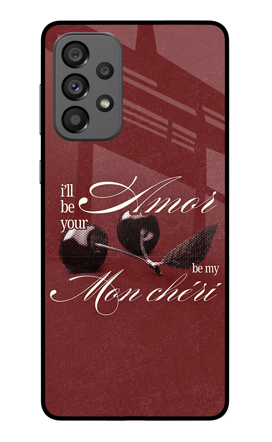 Velvet Cherry Samsung A73 5G Glass Case