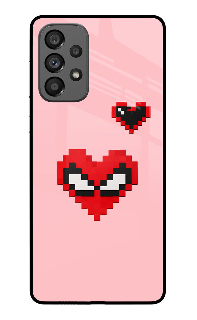 Gwen Heart Samsung A73 5G Glass Case