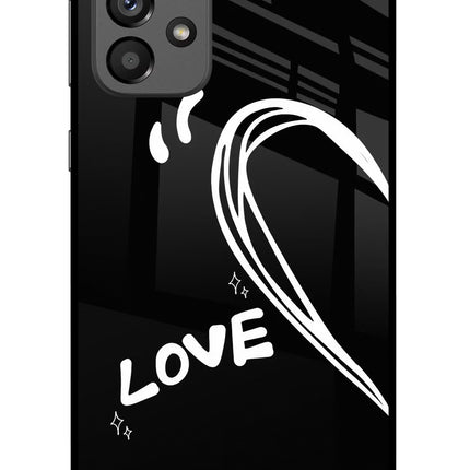 Love Line Samsung A73 5G Glass Case