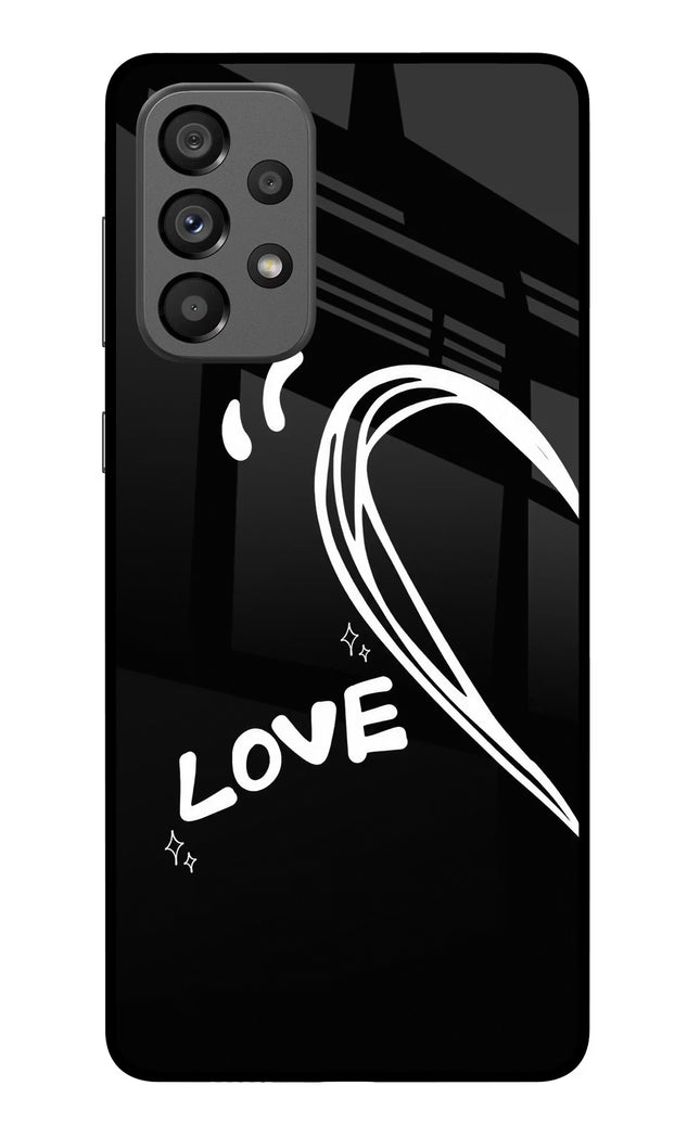 Love Line Samsung A73 5G Glass Case