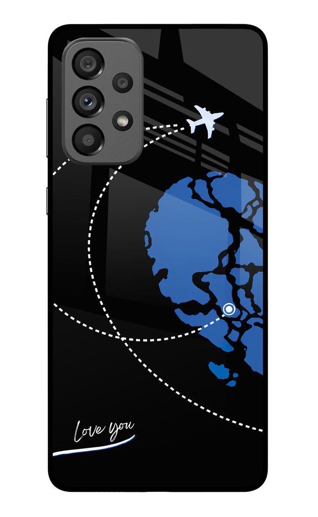 Love Orbit Samsung A73 5G Glass Case