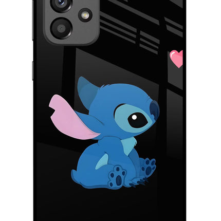 Stitch Crush Samsung A73 5G Glass Case