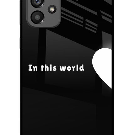 This World Samsung A73 5G Glass Case