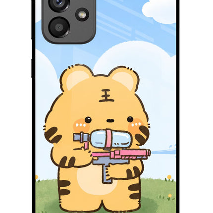 Tiger Treat Samsung A73 5G Glass Case