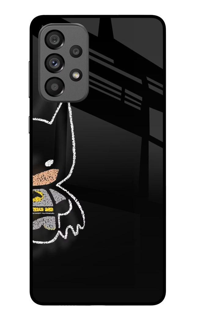 Bat Kitty Samsung A73 5G Glass Case