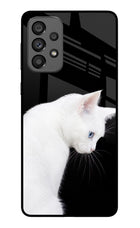 Snow Gaze Samsung A73 5G Glass Case