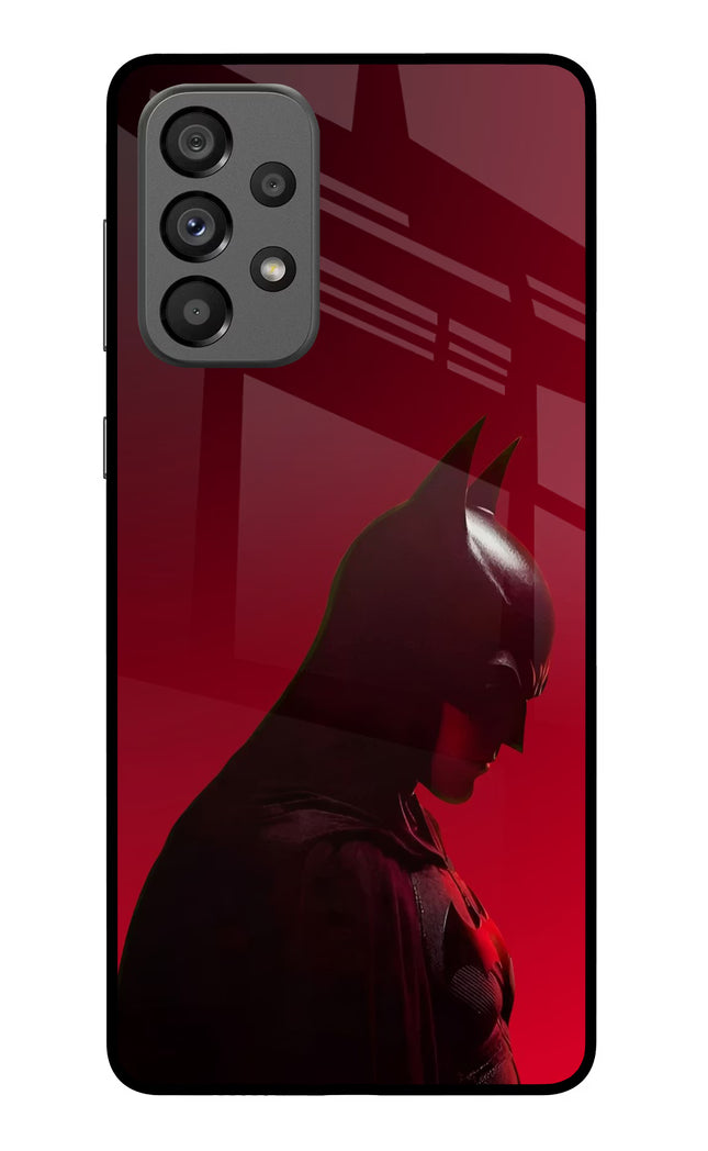 Dark Knight Samsung A73 5G Glass Case