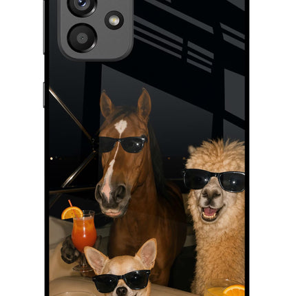 Party Squad Samsung A73 5G Glass Case