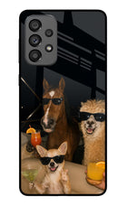 Party Squad Samsung A73 5G Glass Case