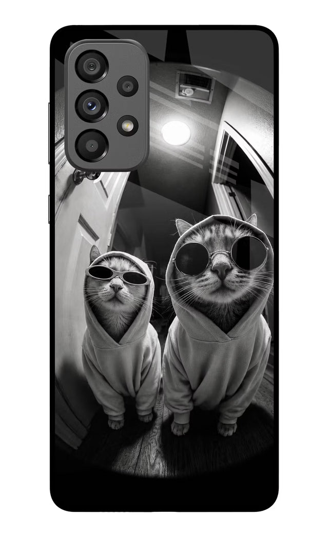 Hood Cats Samsung A73 5G Glass Case