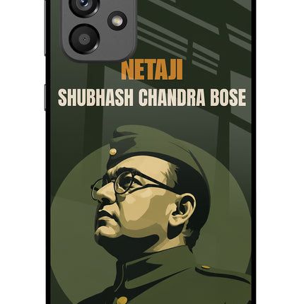Netaji Legacy Samsung A73 5G Glass Case