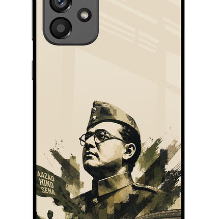 Netaji Rising Samsung A73 5G Glass Case