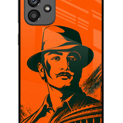 Bhagat Singh Legacy Samsung A73 5G Glass Case