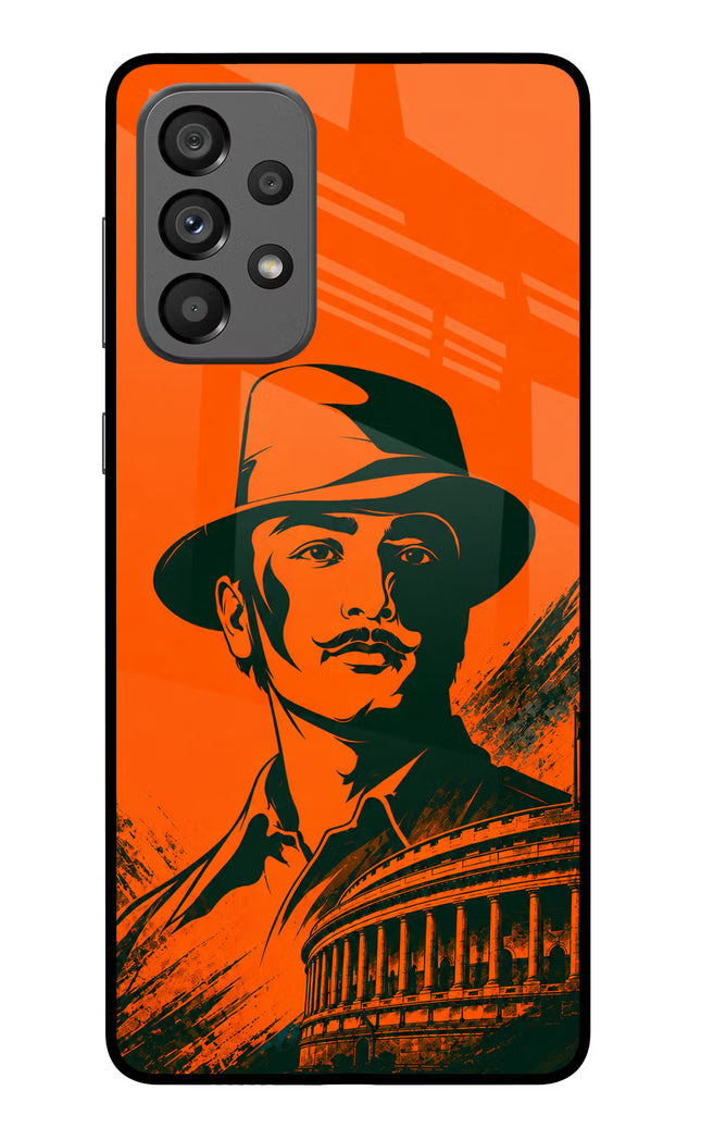 Bhagat Singh Legacy Samsung A73 5G Glass Case