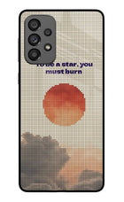Pixel Sun Samsung A73 5G Glass Case