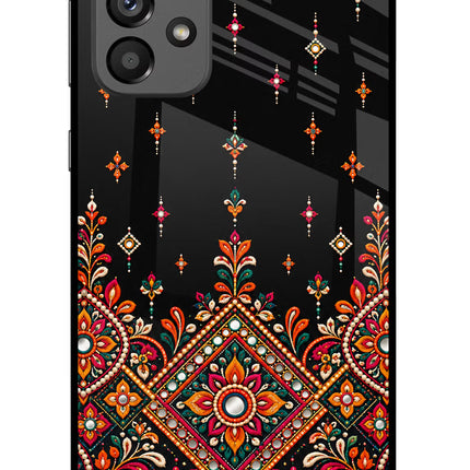 Noir Mehfil Samsung A73 5G Glass Case