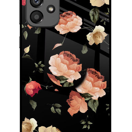 Flowers Samsung A73 5G Glass Case