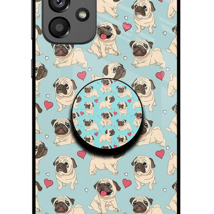 Pug Dog Samsung A73 5G Glass Case