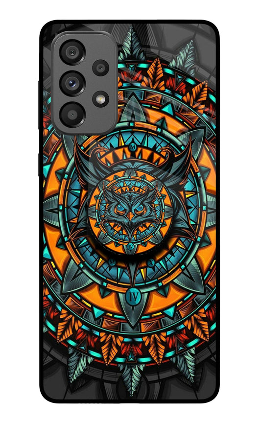 Angry Owl Samsung A73 5G Glass Case