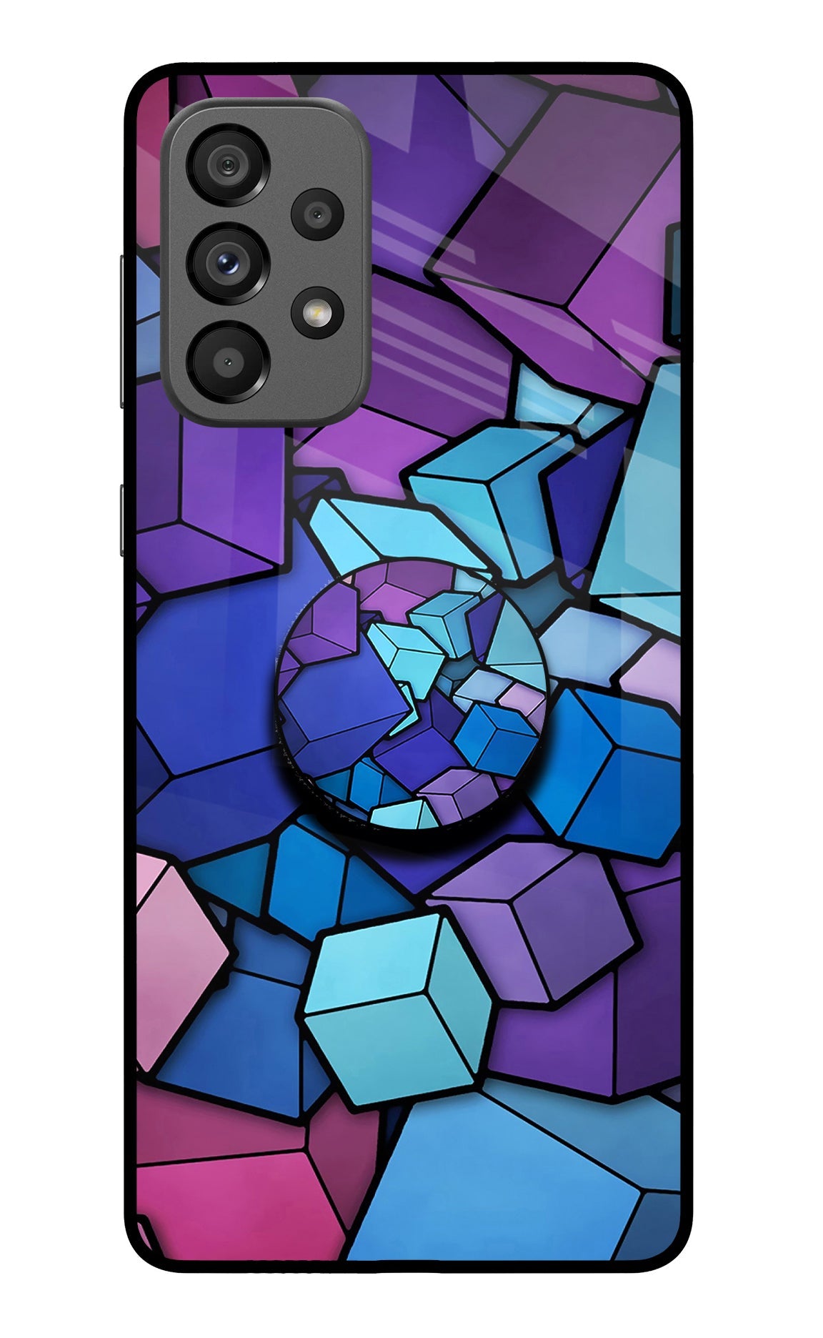 Cubic Abstract Samsung A73 5G Pop Case