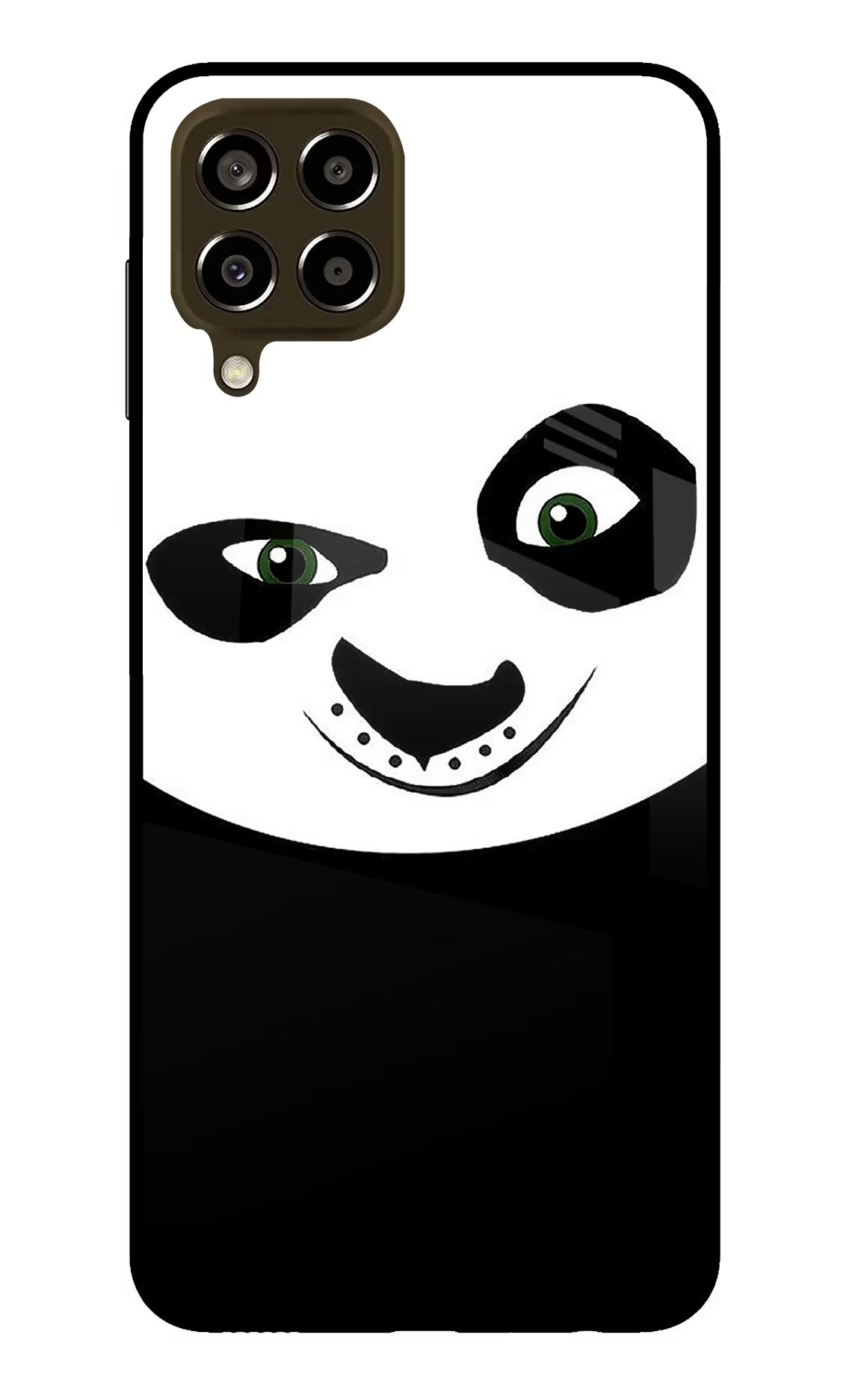 Panda Samsung M33 5G Glass Case Back Cover by Casekaro