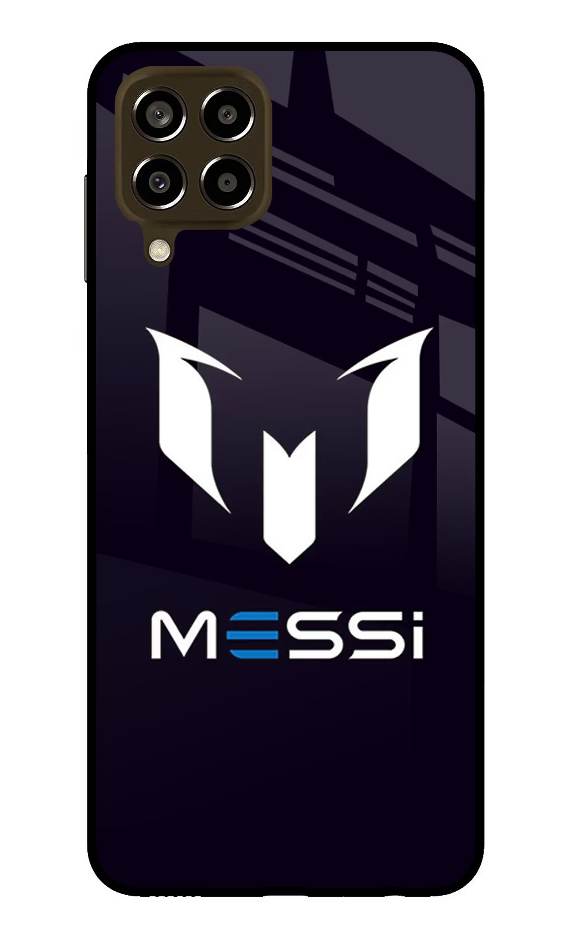 Messi Logo Samsung M33 5G Glass Case Back Cover by Casekaro