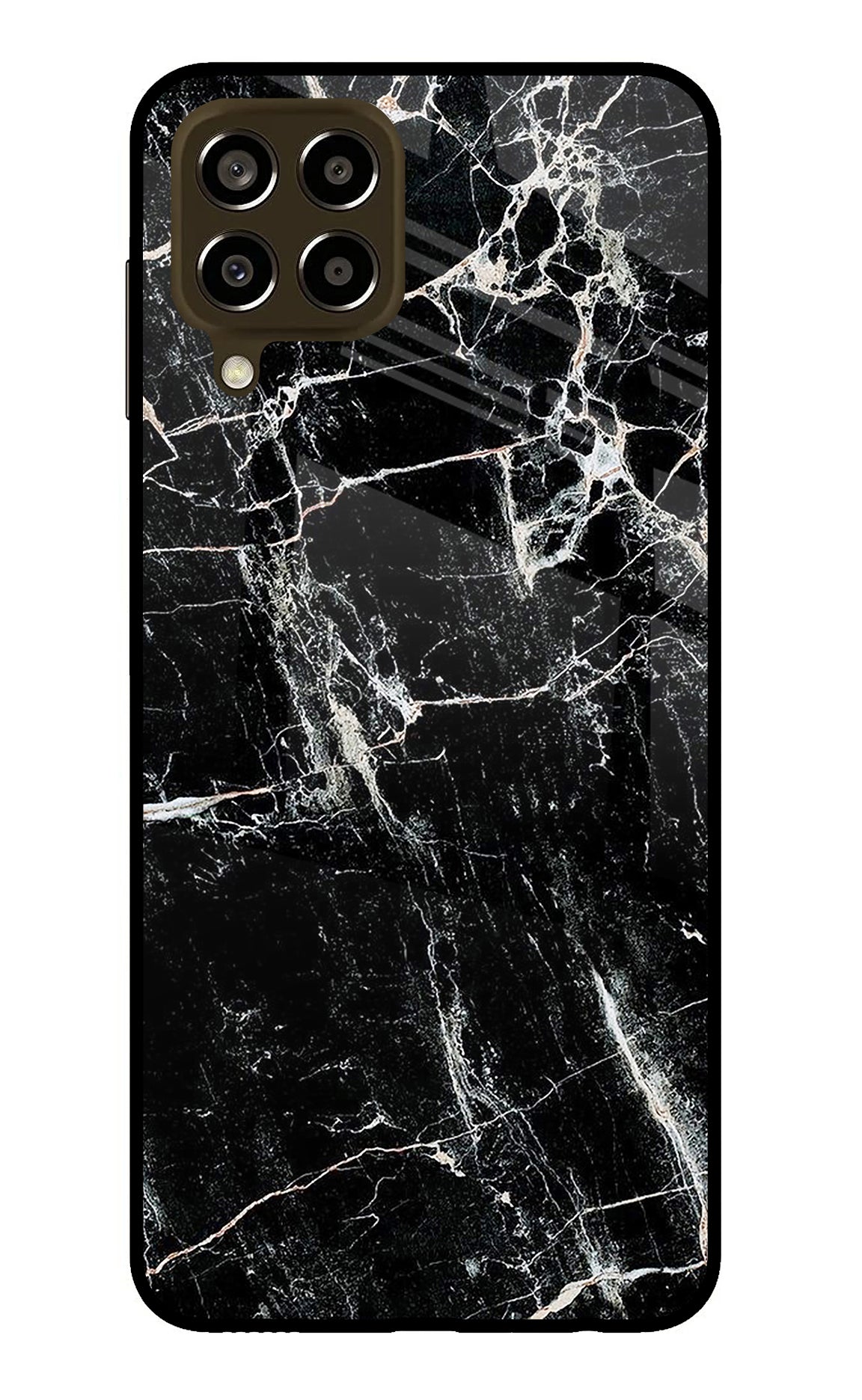 Black Marble Texture Samsung M33 5G Back Cover