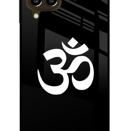 Om Samsung M33 5G Glass Case Back Cover by Casekaro