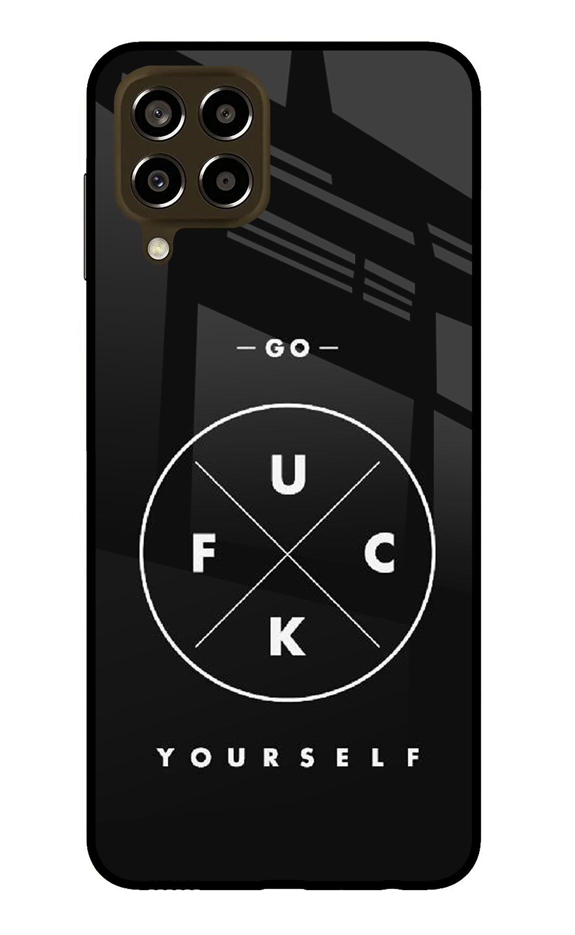 Go Fuck Yourself Samsung M33 5G Glass Case