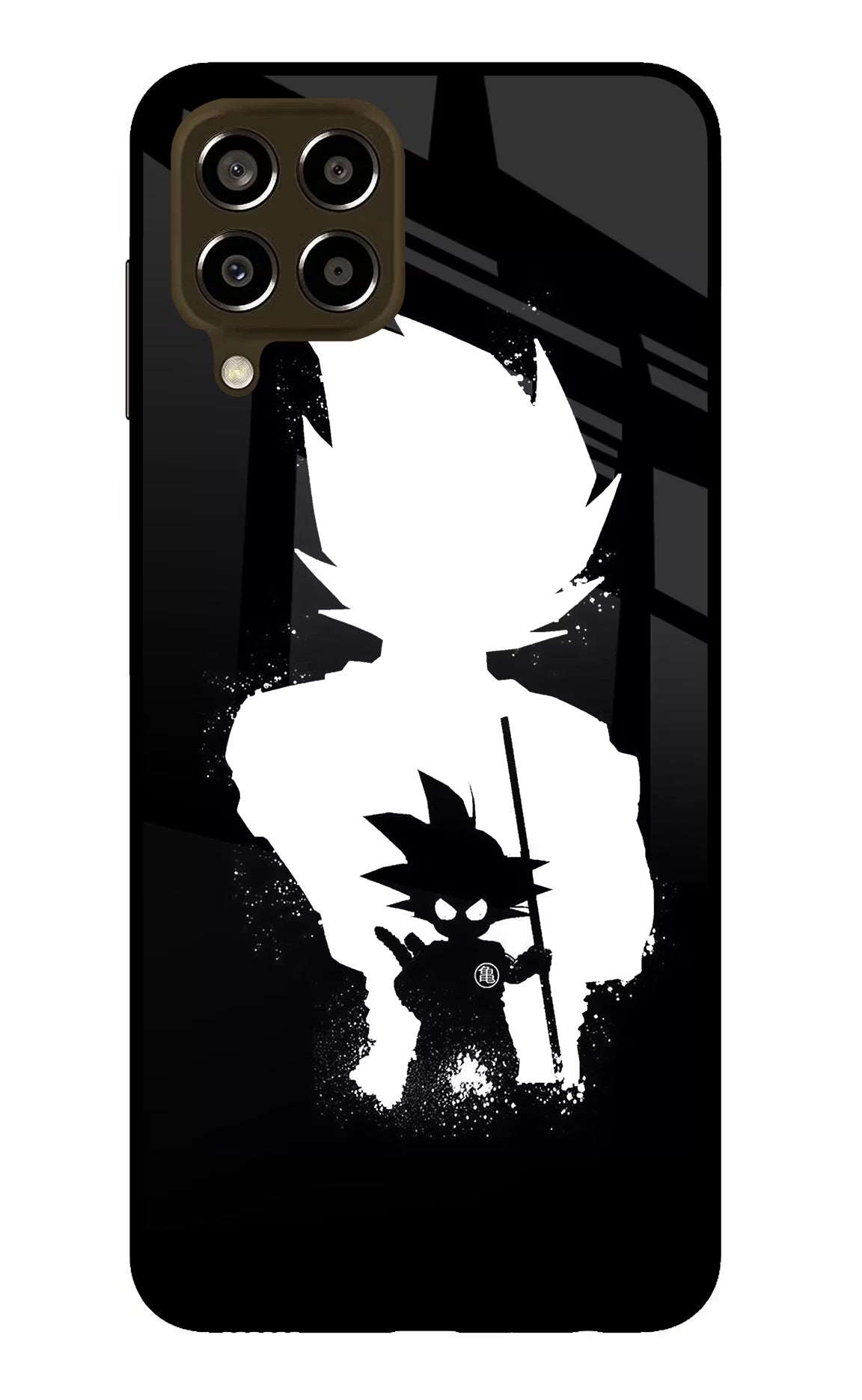 Goku Shadow Samsung M33 5G Glass Case Back Cover by Casekaro