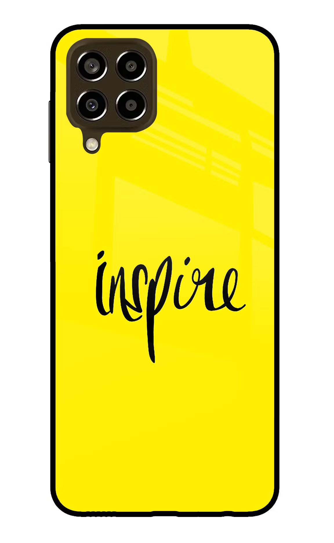Inspire Samsung M33 5G Glass Case Back Cover by Casekaro