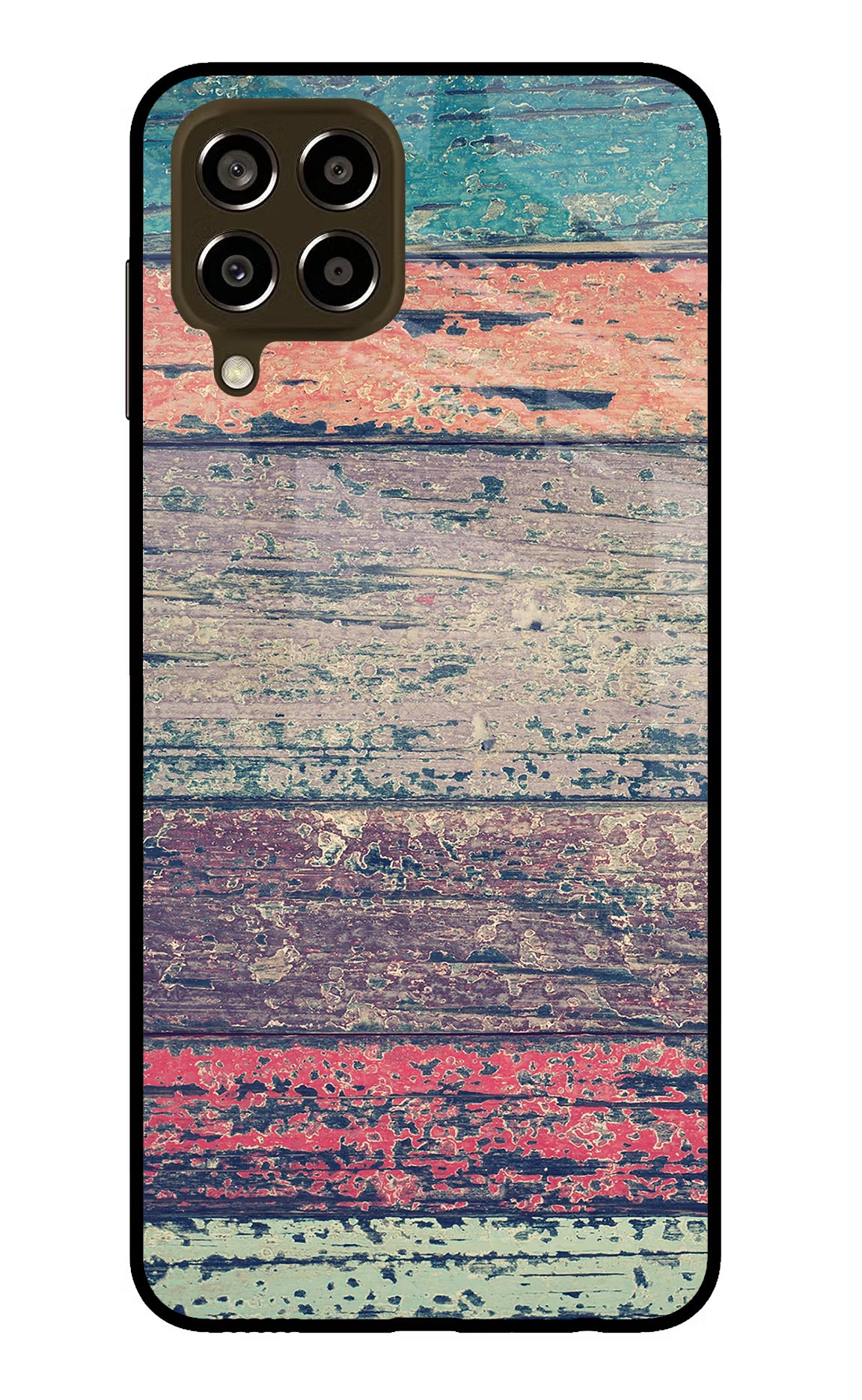 Colourful Wall Samsung M33 5G Glass Case Back Cover by Casekaro