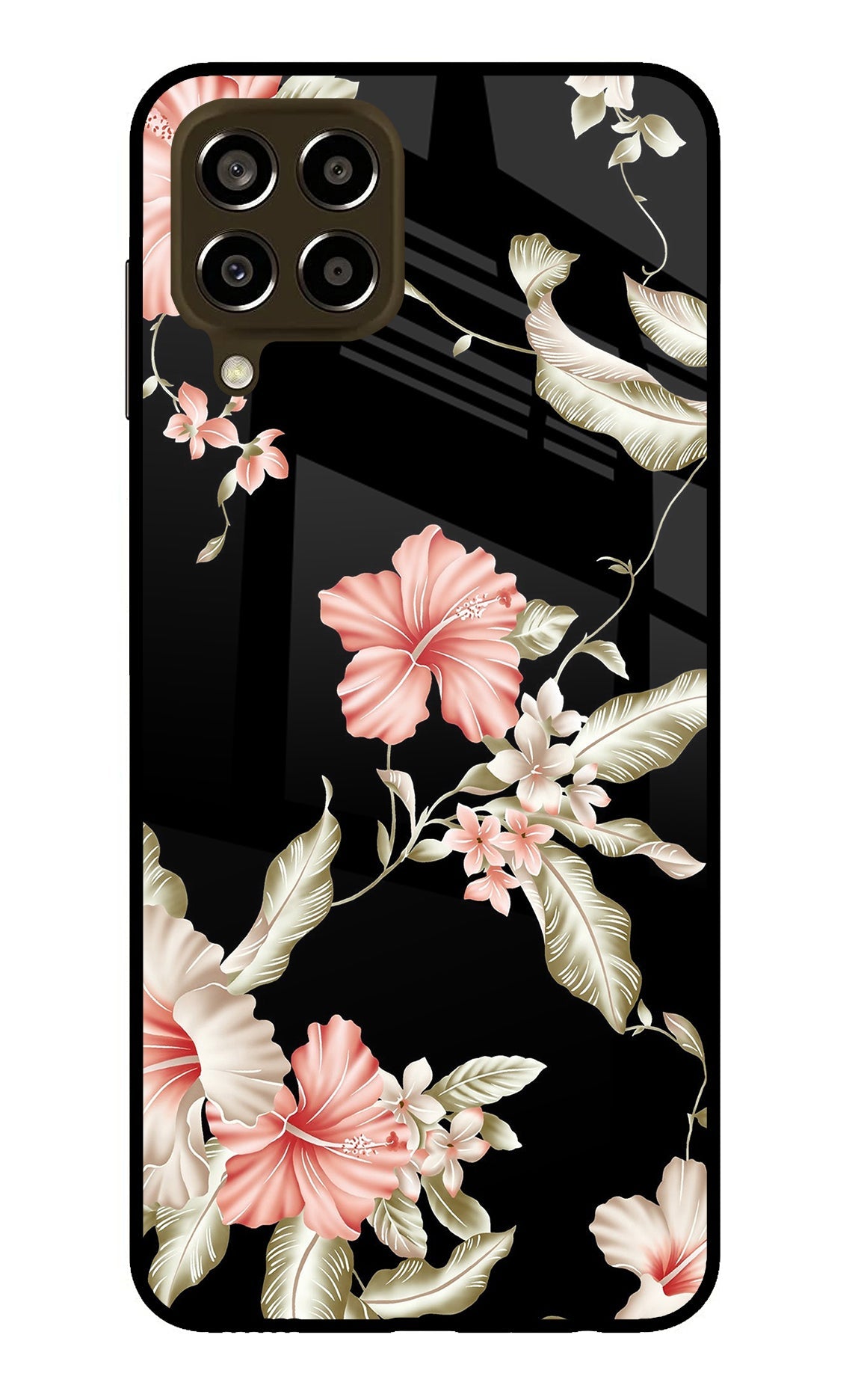 Flowers Samsung M33 5G Glass Case