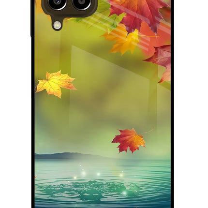 Flowers Samsung M33 5G Glass Case