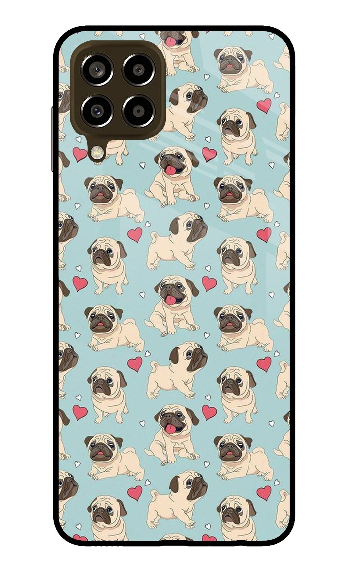 Pug Dog Samsung M33 5G Glass Case