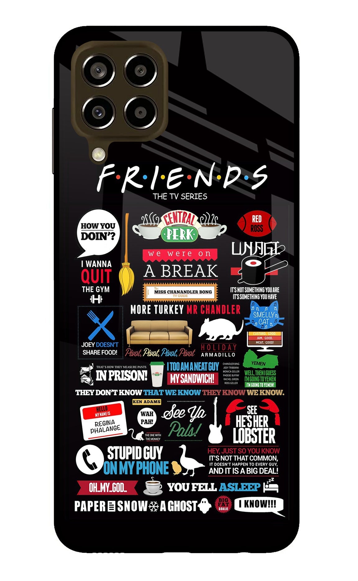 FRIENDS Samsung M33 5G Back Cover