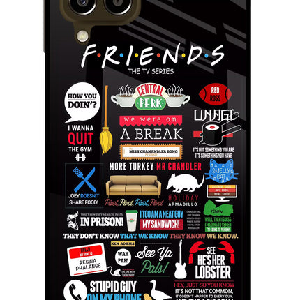 FRIENDS Samsung M33 5G Glass Case