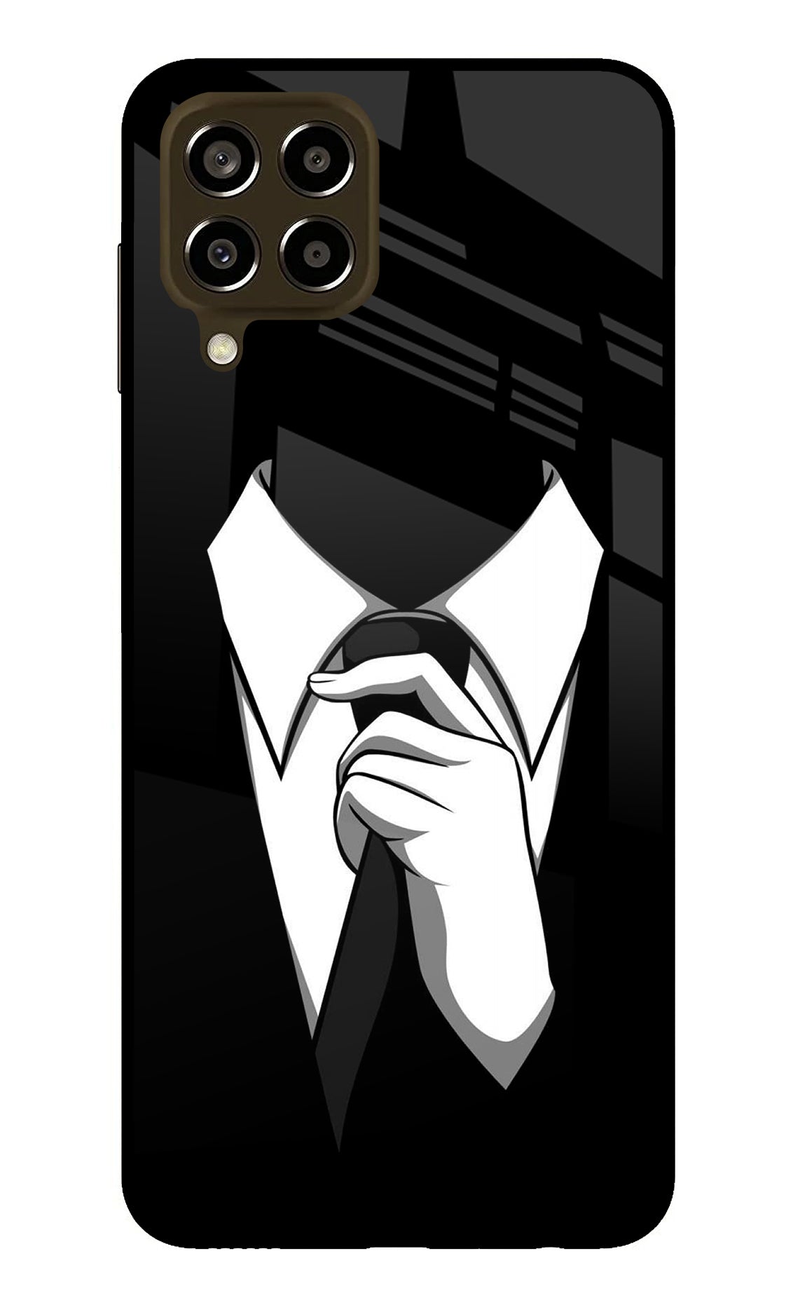 Black Tie Samsung M33 5G Back Cover