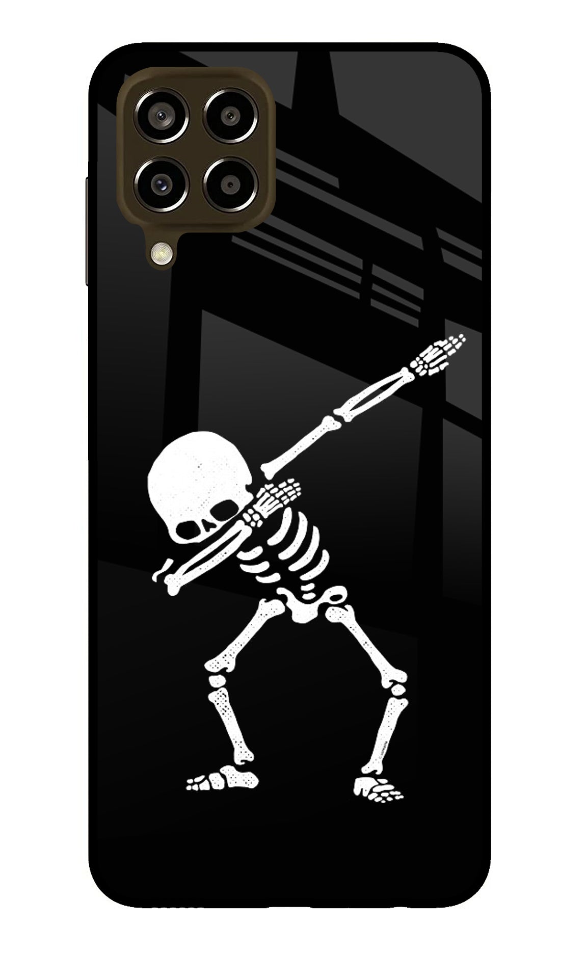 Dabbing Skeleton Art Samsung M33 5G Back Cover