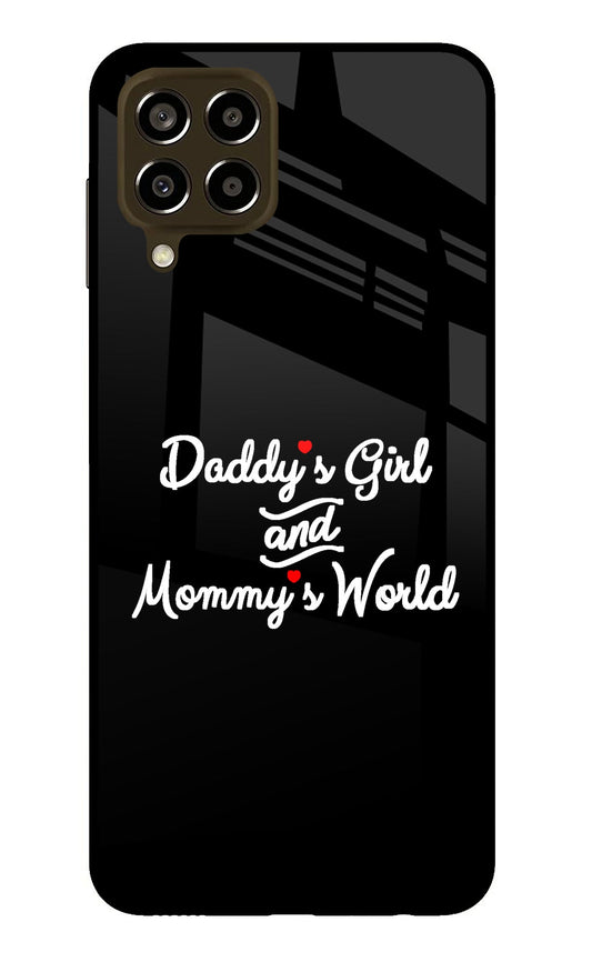 Daddy's Girl and Mommy's World Samsung M33 5G Glass Case