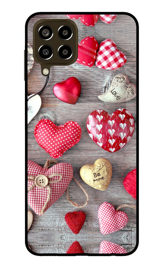 Love Wallpaper Samsung M33 5G Glass Case