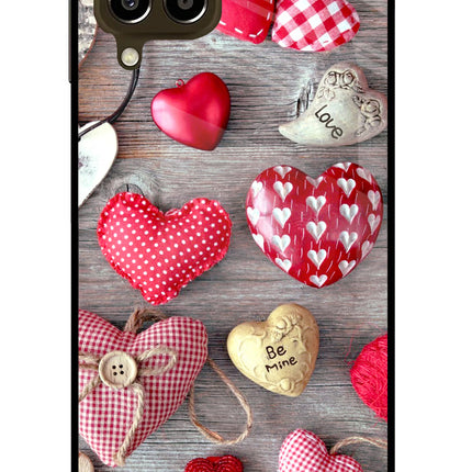 Love Wallpaper Samsung M33 5G Glass Case Back Cover by Casekaro
